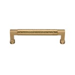 M Marcus Heritage Brass Cabinet Pull Bauhaus Hammered Design 101mm Centre to Centre